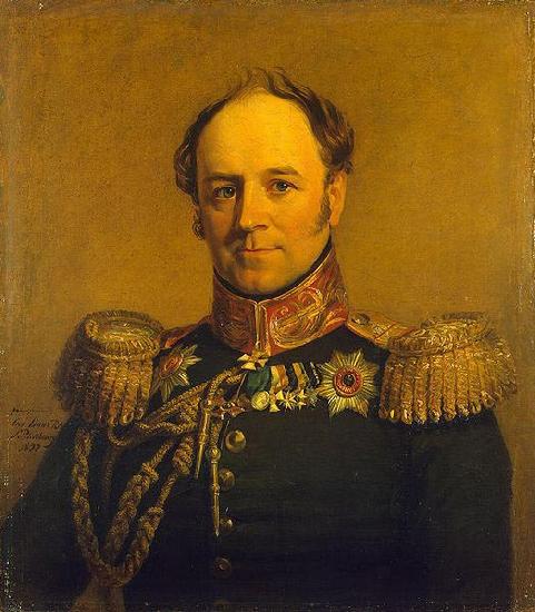 George Dawe Portrait of Alexander von Benckendorff oil painting image